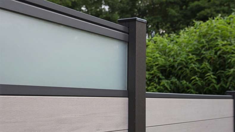 planeo Gardence Strong - Inserto di design Profilo in vetro