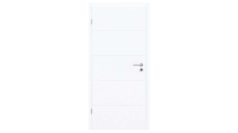 porta interna di design planeo PUREA Vivo 5 laccato bianco 9003 design edge | laccato - 1985 x 610|735|860|985 mm