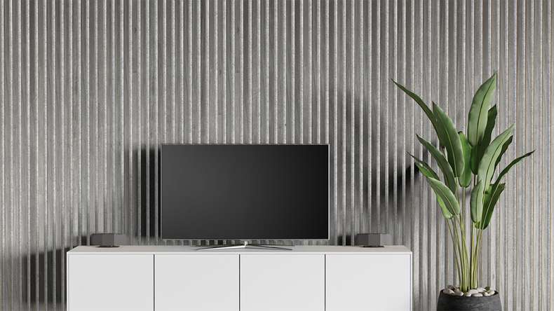 Skaben Pannelli acustici SilentWall Pro - Grigio rovere - 250 x 60 cm