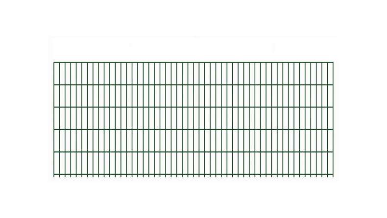 Luce di recinzione a doppia maglia 6/5/6 RAL 6005 verde muschio Altezza - 1030 x 2510 mm