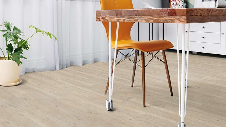 planeo Vinile rigido a incastro - FlexCore 30 Cream White Oak | Isolamento acustico integrato (plfc-5012FS30)