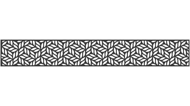 planeo Gardence - Inserto di design Leafs 179,5x25,5x0,15 cm
