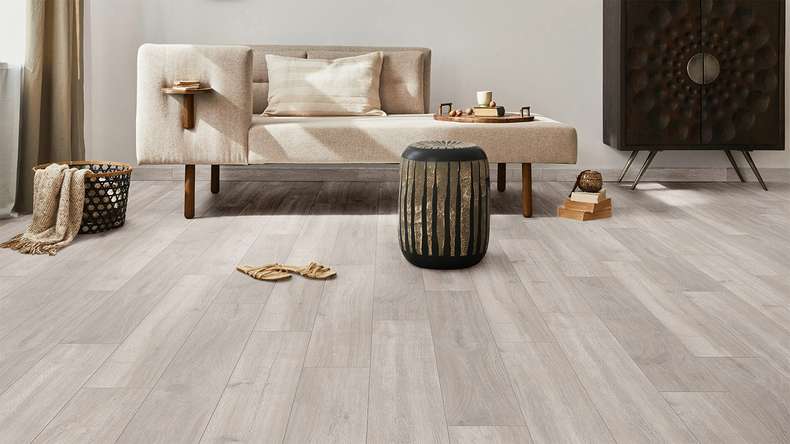 laminato planeo - Rovere grigio argento | superficie antibatterica (KRO-8001)