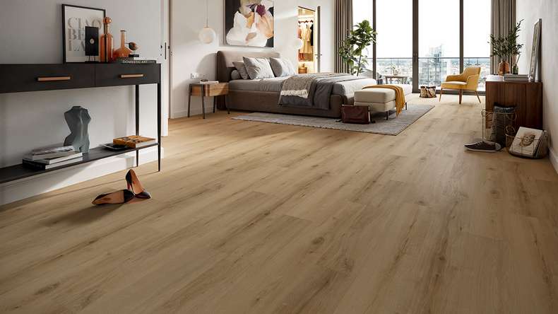 planeo Vinile rigido Klick - HOMEtec Basic 30 IXPE Classic Oak | Isolamento acustico integrato (RP-E30-2)