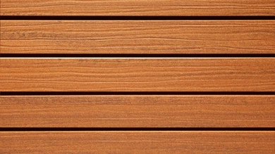 planeo Fassado - Rivestimento di facciata a rombi in WPC Prime marrone ambra