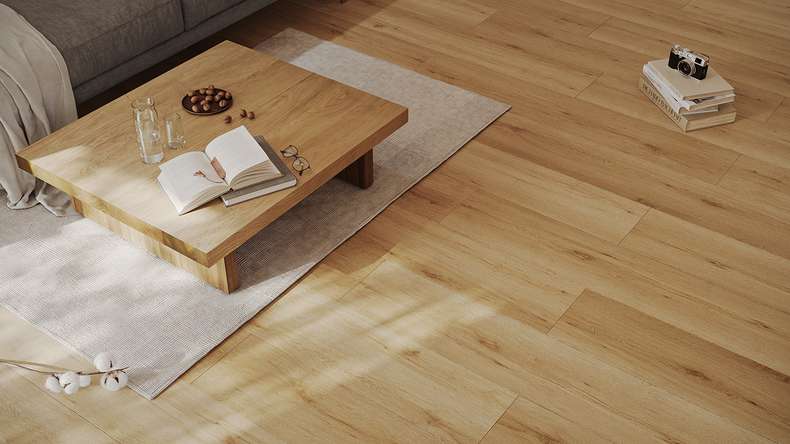 planeo Vinile rigido a incastro - HOMEtec Pro 50 IXPE Pure Canyon Oak | Isolamento acustico integrato (RP-G50-3)