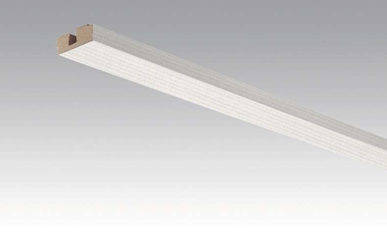 Battiscopa MEISTER battiscopa a soffitto in acciaio inox DF 063 - 2380 x 40 x 15 mm (200032-2380-00063)