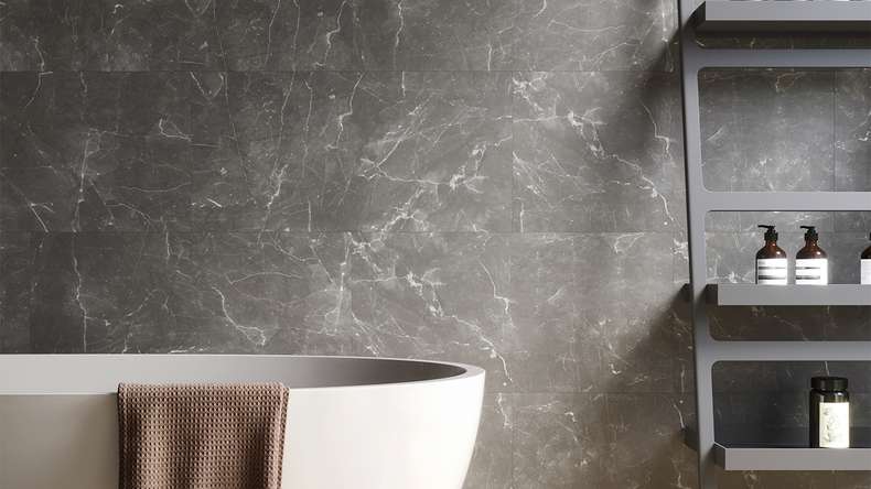 rivestimento in plastica planeo - Wall&Floor Design Chino Dark supermatt