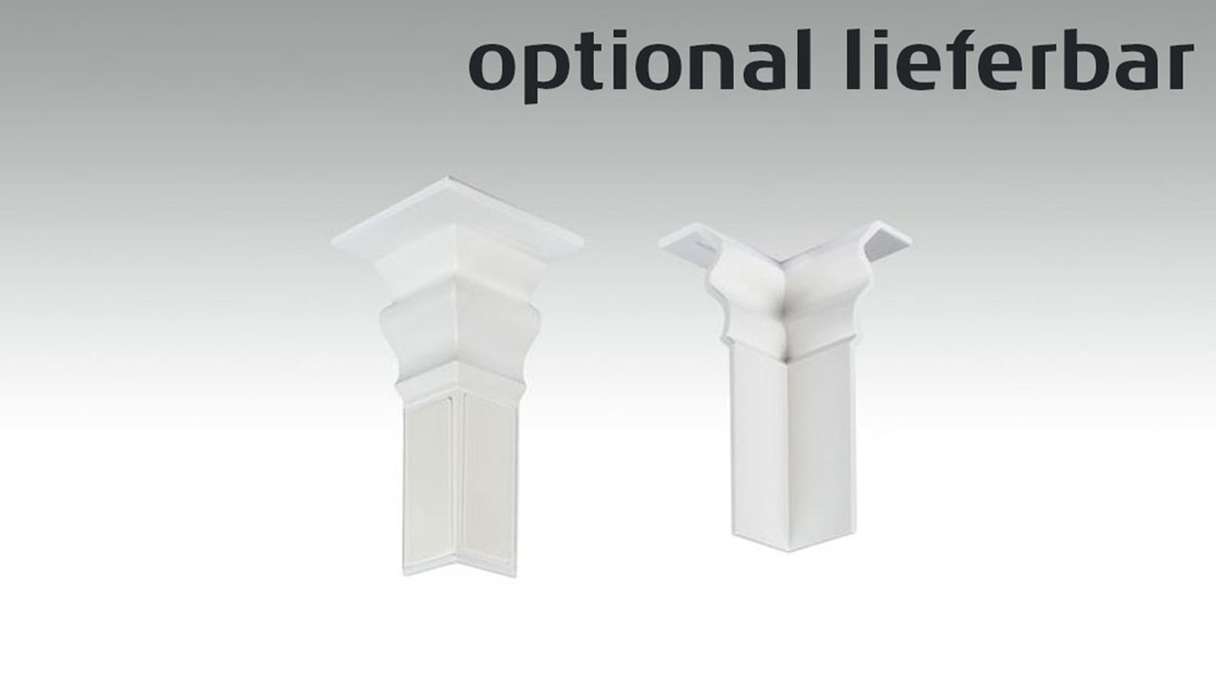 battiscopa planeo Alt Berlin bianco 18 x 60mm