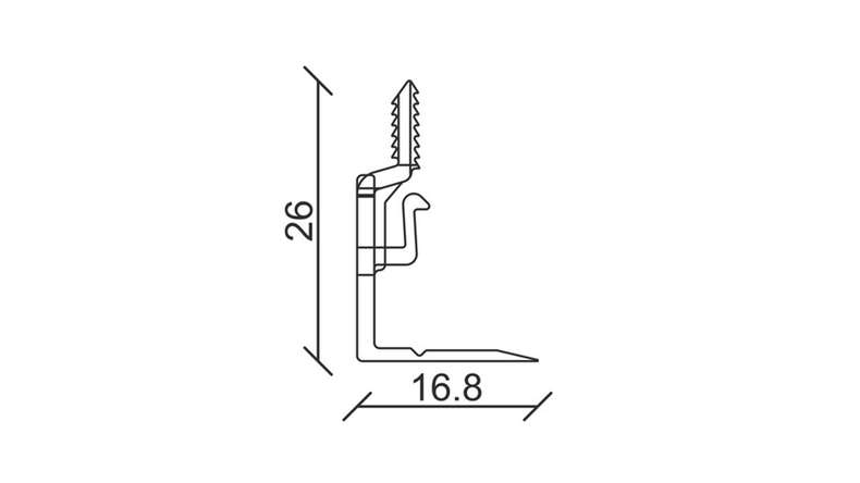 clip di fissaggio planeo SolutionX 2in1 - 30 pz. incl. viti e tasselli (clip ECF)