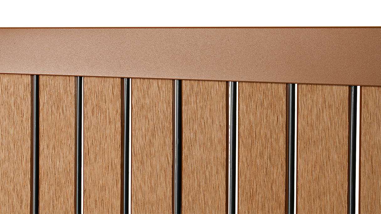 set di strisce WPC planeo - Marrone L 250 x H 123-183cm