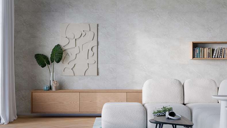 rivestimento planeo SPC - CeraRock Tile Light Sandstone 120 x 60 cm