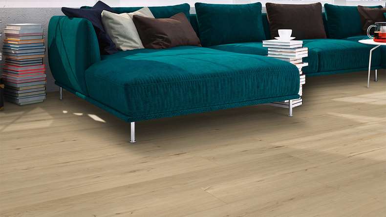 planeo Vinile rigido ad incastro - FlexCore 55 Misty Oak | Isolamento acustico integrato (plfc-5023FS55)