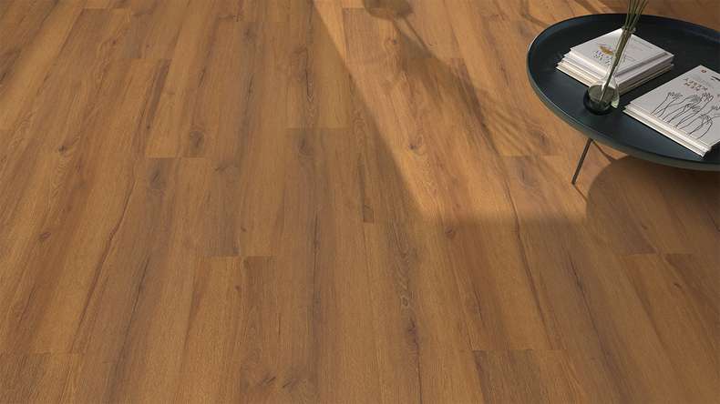 pavimento planeo design da incollare - Eco Home&Health Rustic Oak Brown | rilievo sincronizzato (LO-ED-02)