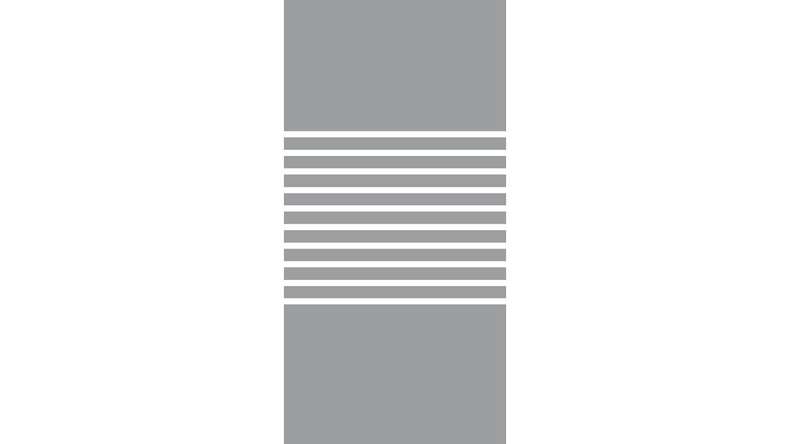 planeo Gardence Flair - Recinzione in vetro verticale strisce 90 x 180cm