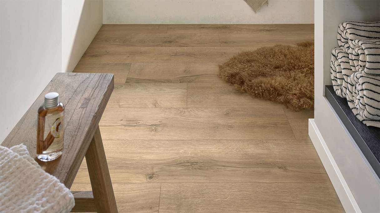 MEISTER Design pavimenti MeisterDesign. next DD 500 S - 06439 Cracked Oak Terra | Impact isolamento acustico integrato (400054-1287220-06439)