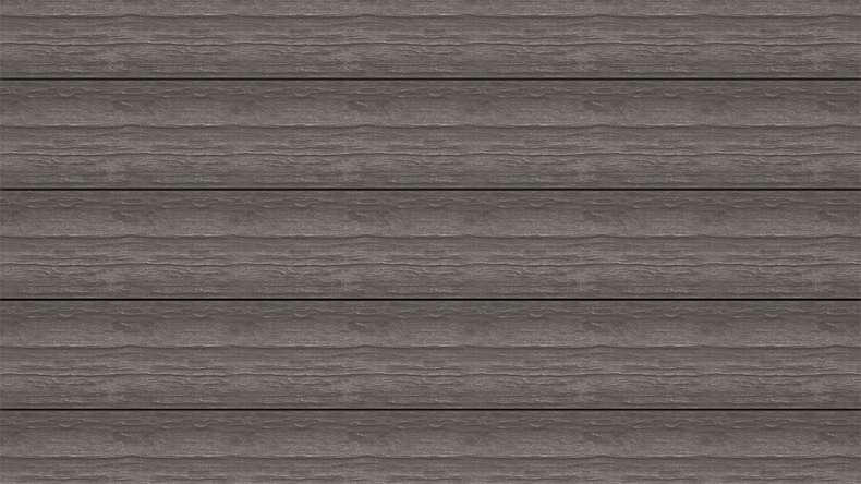 planeo ANTIKWoodline - Doghe per terrazza in WPC con rivestimento CoEx, doghe massicce - Grigio scuro 3 m - rustico/spazzolato liscio