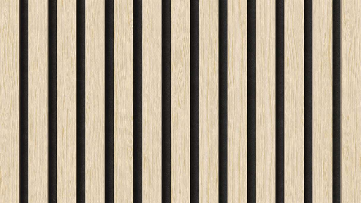 pannelli acustici planeo - rovere bianco 2480 x 600 x 21,5 mm | ignifugo
