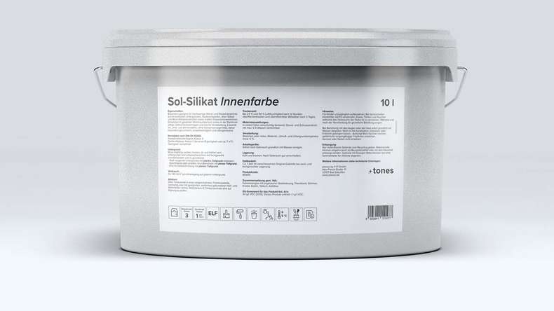 planeo sol-silicato bianco 10l - opaco