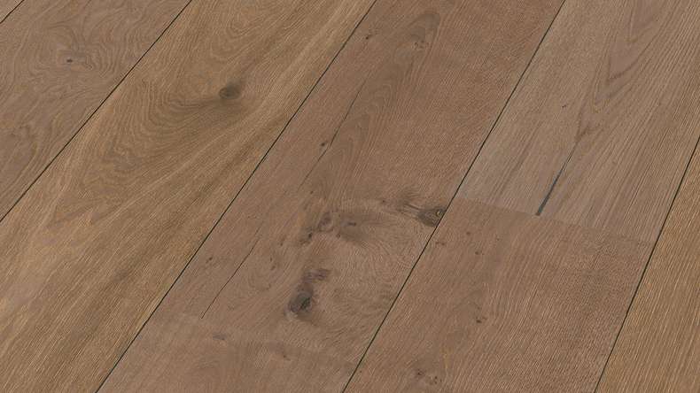 MEISTER Lindura pavimento in legno HD 400 - 08905 Rovere autentico greige oliato naturale 2200 x 270 x 11 mm (500213-2200270-08905)