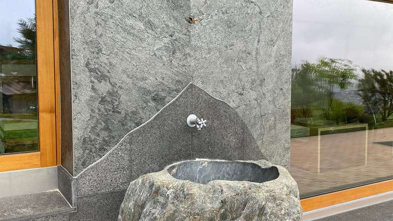 planeo EVOLITH Slate&Stone - Rivestimento in pietra naturale Urban Grey 1220 x 610 mm
