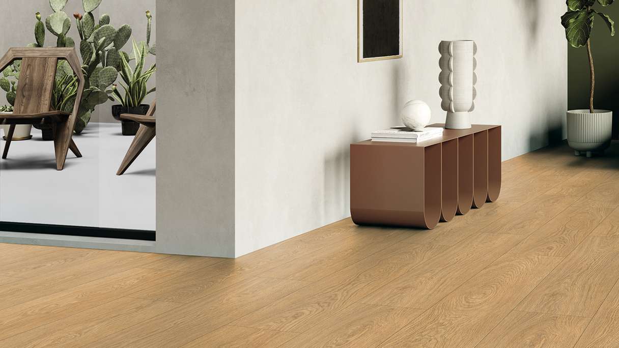 Gerflor Klick Vinyl Rigid - Creation 40 Clic EIR Lounge Oak Golden | Goffratura sincronizzata (61391271)