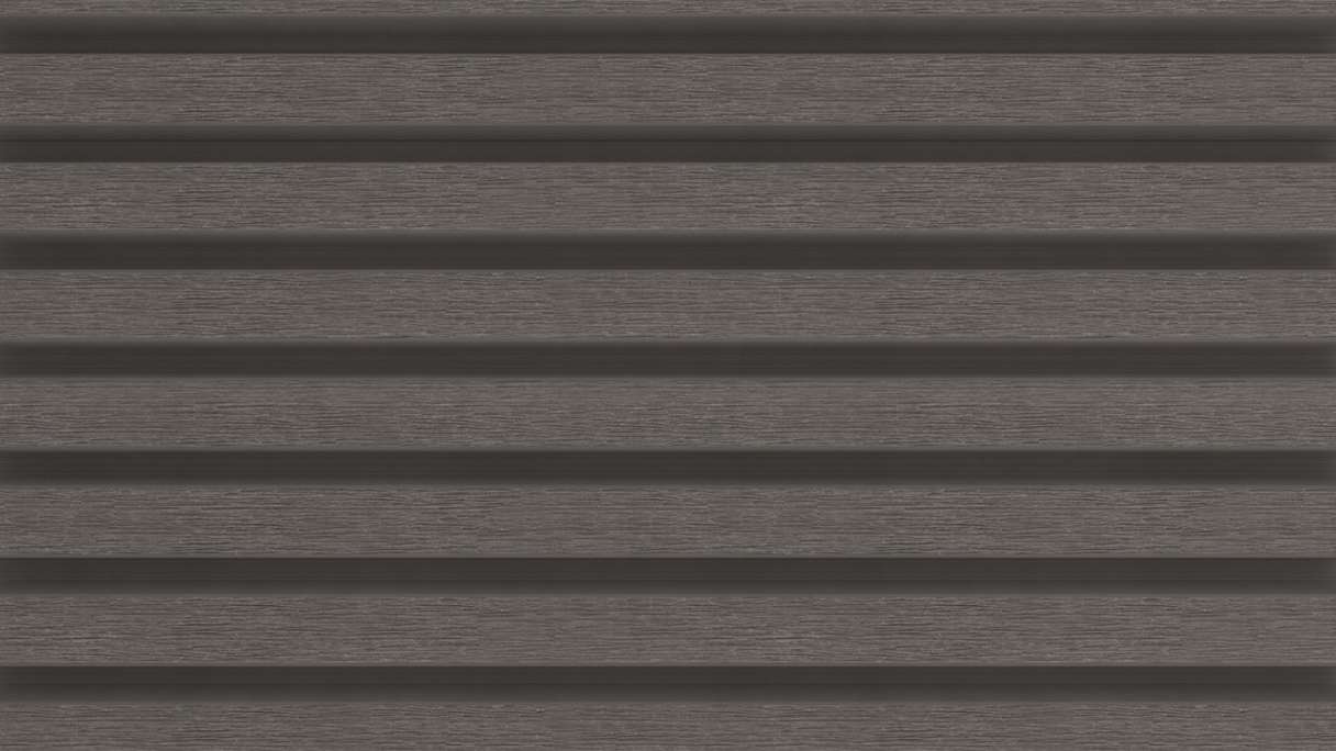 planeo LINEA Slim - Rivestimento per facciate in WPC CoEx, grigio scuro, 2900 x 215 mm