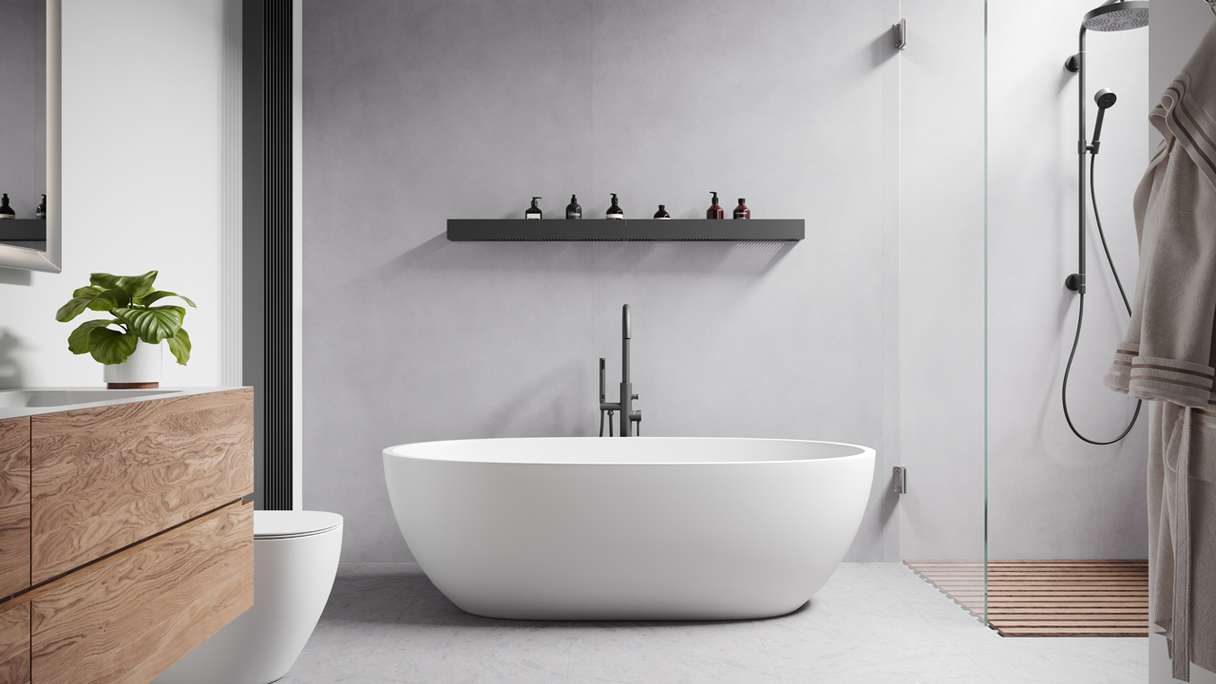 Planeo Wallboard - Grigio cemento opaco - vari formati
