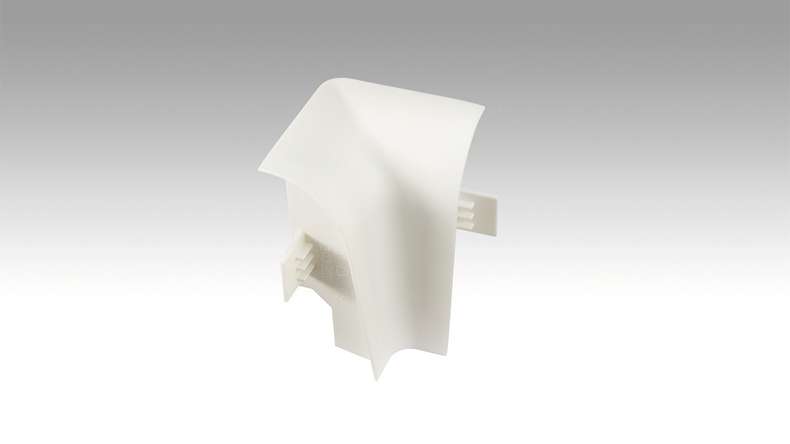 Angolo interno MEISTER per profilo battiscopa 2 PK 2001 Bianco (800027-01-02001)