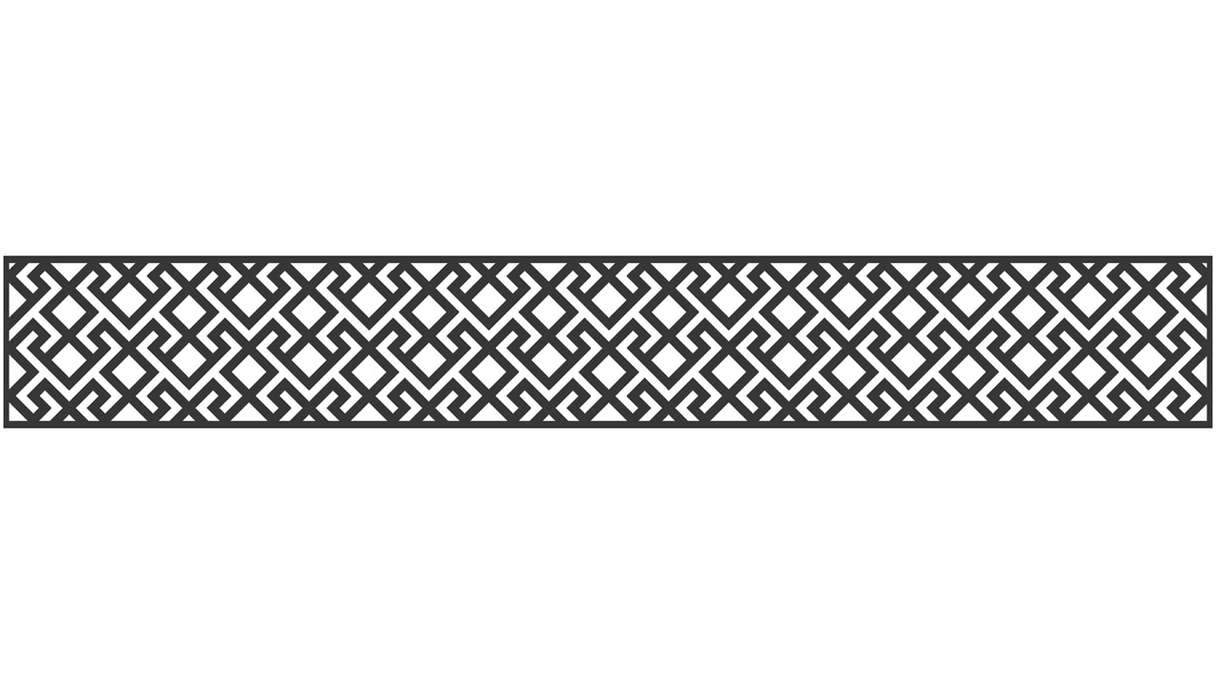 planeo Gardence - Inserto di design 1800 x 300 x 1,5 mm antracite