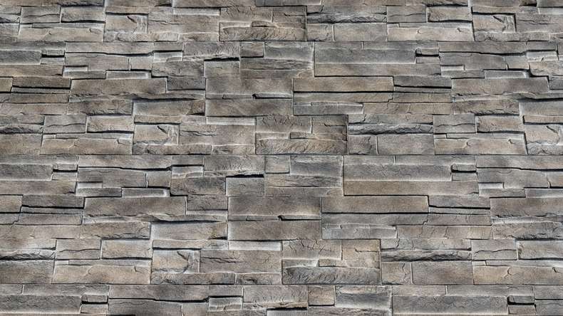 planeo rivestimento murale Novistone DS pietra laminata Silex Flint - 1054 x 334 mm