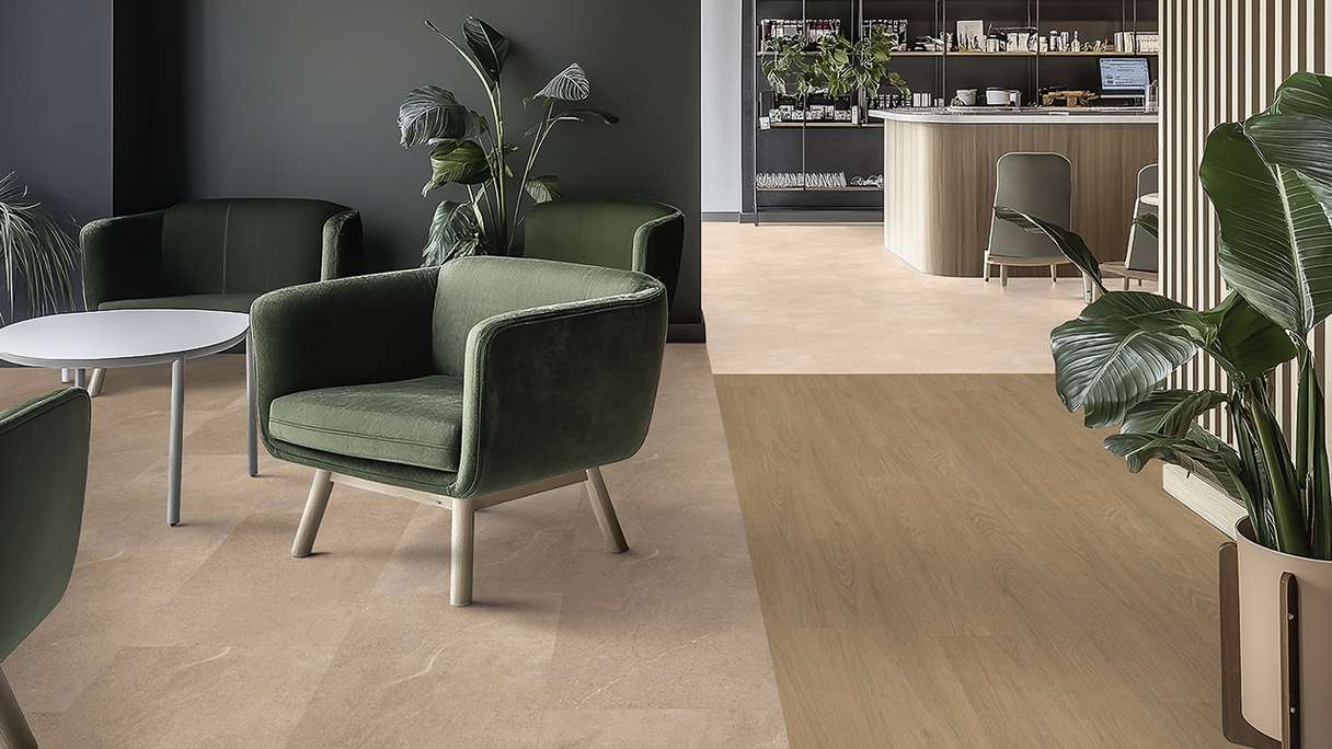 Gerflor Klick Vinile rigido - Creation 70 Clic Curton Stone Taupe | Aspetto autentico (61291604)
