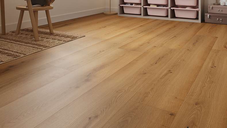 Lys&Land Vinile rigido Klick - Fjordline XL Quercia Venero 1,83 m di lunghezza asse XL | isolamento acustico integrato per il calpestio (SP183-07)