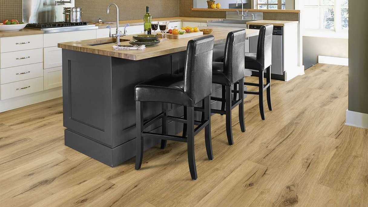 Gerflor Klick Vinyl - Senso Premium Rigid Acoustic Bambi fauve | Isolamento acustico integrato (40441629)