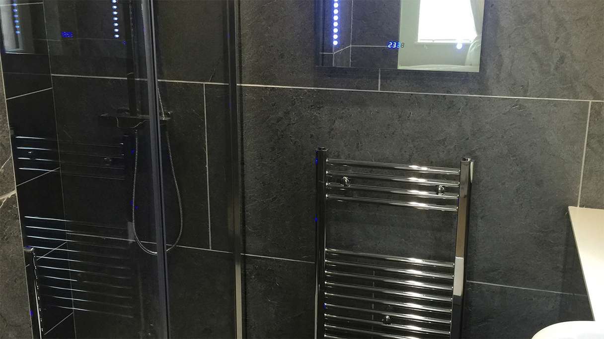 planeo EVOLITH Slate&Stone - Rivestimento in pietra naturale Stellar Void 1220 x 610 mm