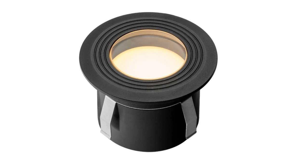 planeo illuminazione patio 12V - Luce da incasso LED Onyx 60 RA - 1W 23Lumen