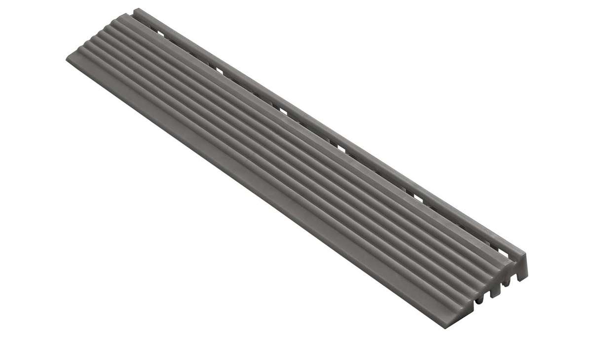 Pannello laterale planeo per piastrelle a incastro 40 x 40 cm - grigio scuro