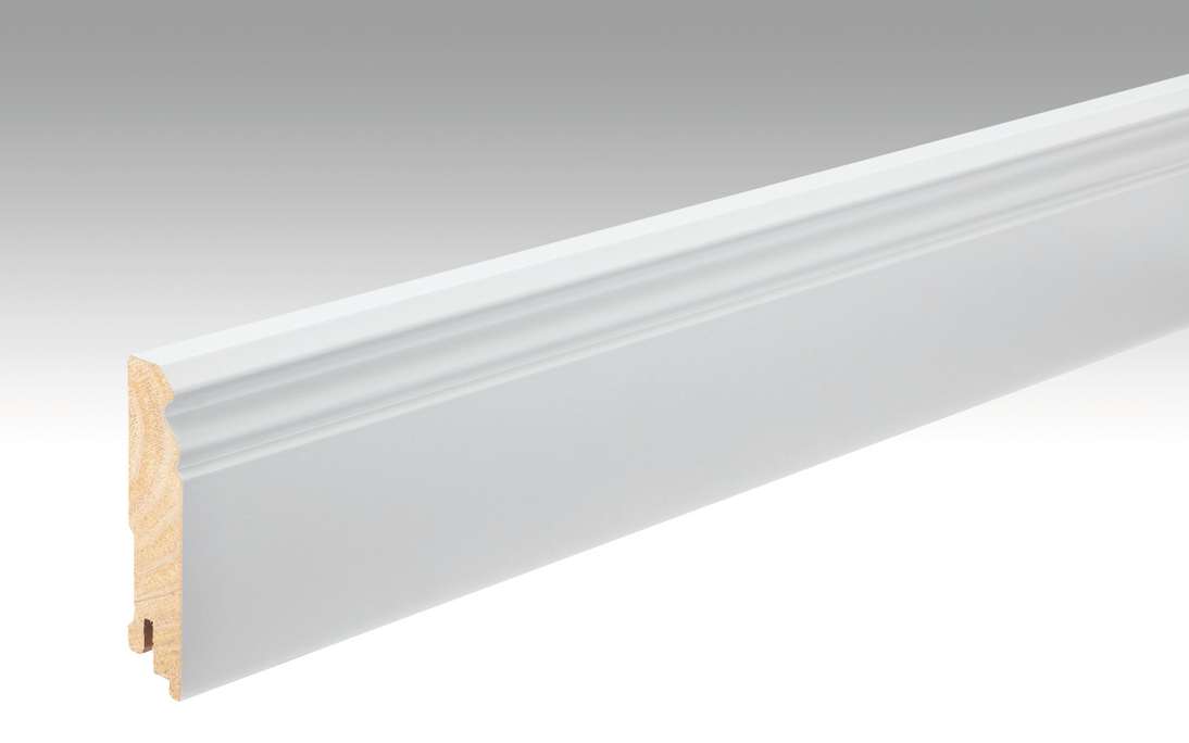 Battiscopa MEISTER Bianco DF (RAL 9016) 2266 - 2380 x 80 x 18 mm (200020-2380-02266)