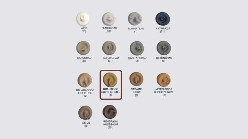 planeo 1 PER TUTTI silicone - grigio beige/ quercia scura 310 ml