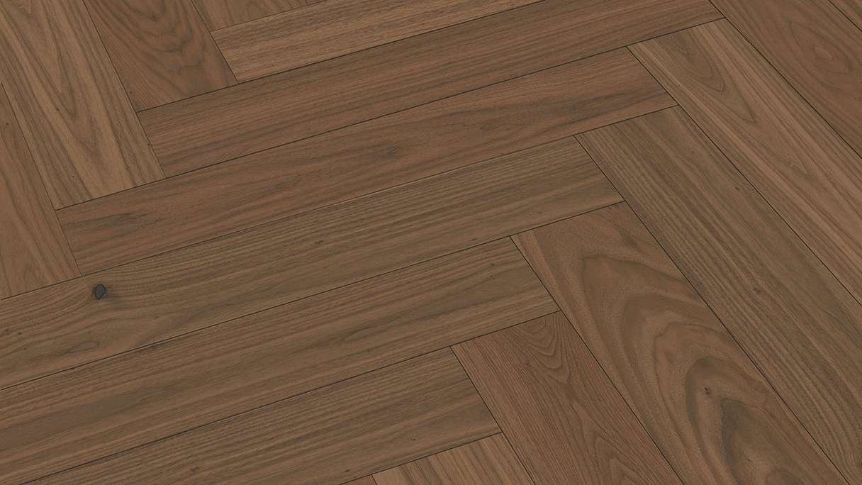 planeo Pavimento in legno - Noble Wood Noce a spina di pesce Notodden | Made in Germany (EDP-4298)