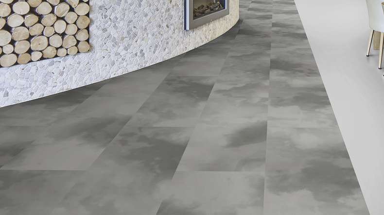 Forbo Allura Materiale 55 Vinile adesivo - Nuvole grigie (638747DR5_con)