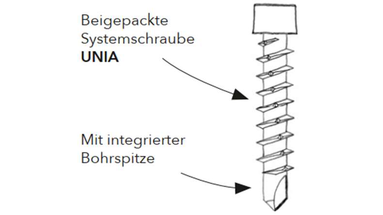 ZONA2 WPC decking connettore clip