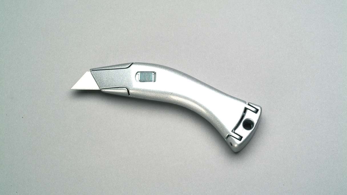 coltello a gancio professionale planeo con chiusura a sgancio rapido