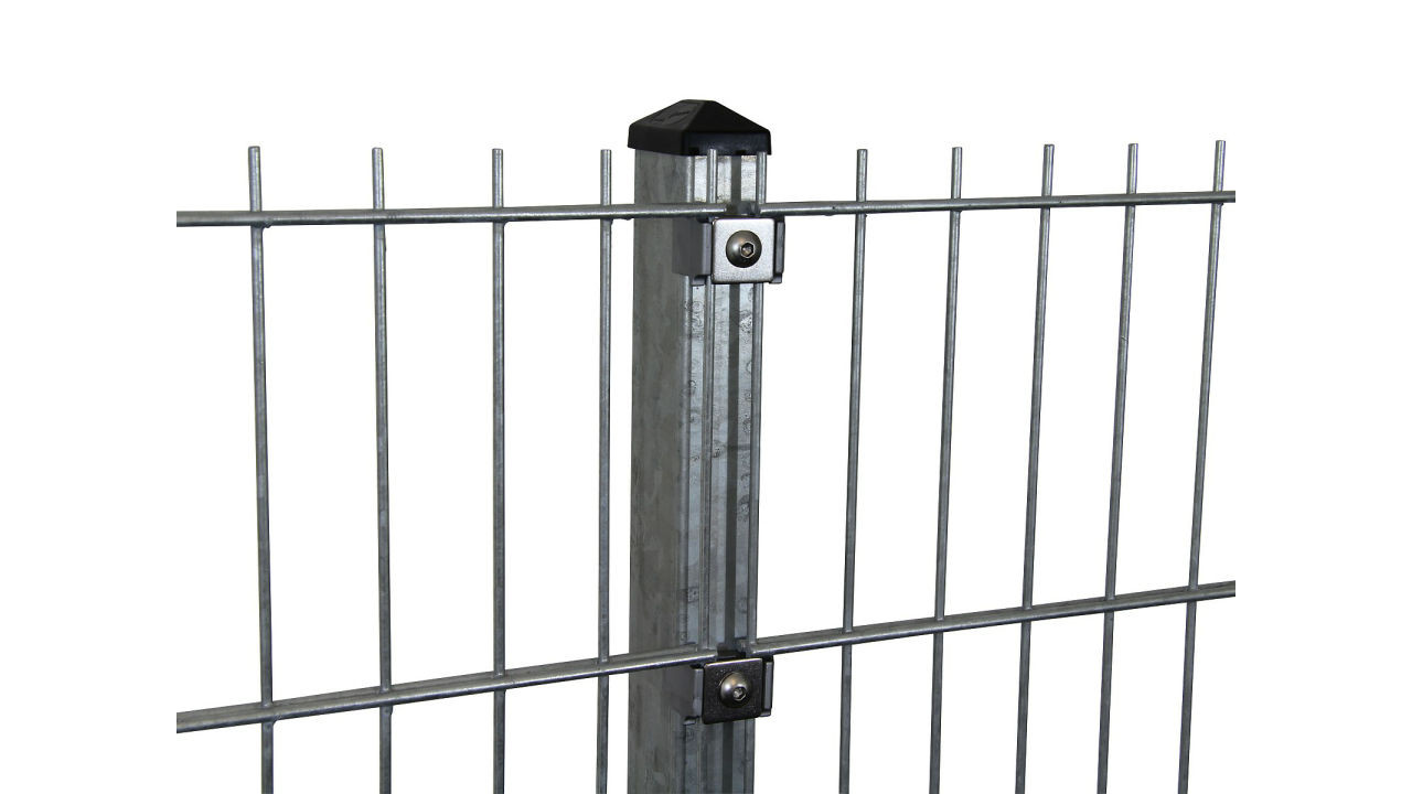 pali di recinzioni tipo P zincati a caldo per recinzioni a doppia maglia -  Recinzioni giardino