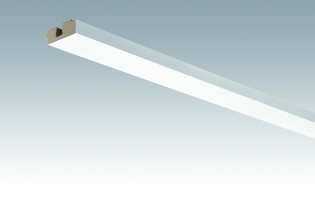 Battiscopa MEISTER battiscopa a soffitto verniciabile bianco DF 2222 - 2380 x 40 x 15 mm (200032-2380-02222)