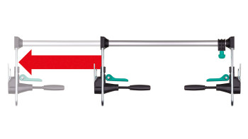 Set di montaggio mandrino porta wolfcraft PRO