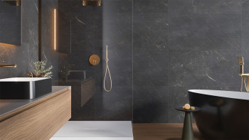 rivestimento planeo SPC - CeraRock Tile Stripes Black Slate 120 x 60 cm