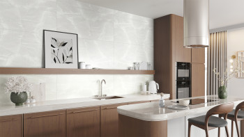 rivestimento planeo SPC - CeraRock Tile Marmo Grigio Chiaro 120 x 60 cm