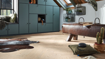 planeo Pavimento in legno - Noble Wood Quercia a spina di pesce Rjukan | Made in Germany (EDP-7298)