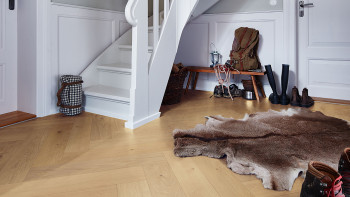 planeo Pavimento in legno - Noble Wood Quercia a spina di pesce Skien | Made in Germany (EDP-9298)